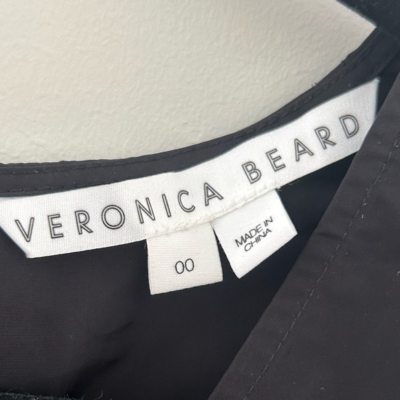 NWT Veronica Beard black 
twist‎ detail V-neck blouse size 00 - Picture 5 of 5